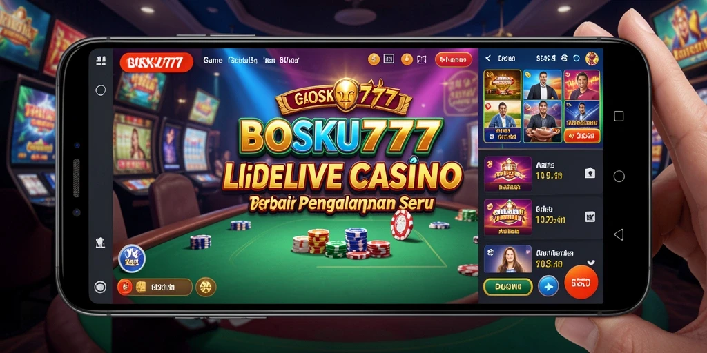 Tampilan menarik dengan dealer langsung dalam permainan Live Casino.