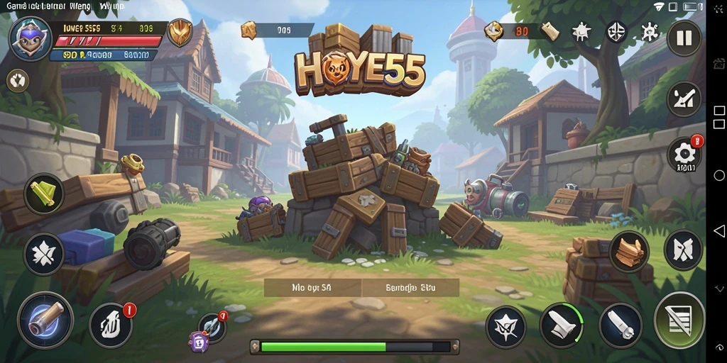 Tampilan gameplay HOYE55 yang menarik dan menantang.