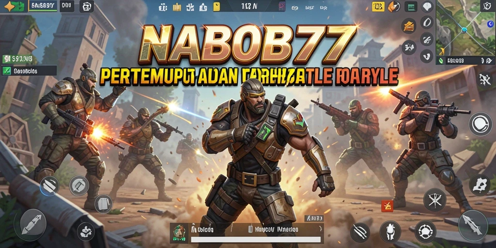 Tangkapan layar aksi pertempuran di NABOB77 dengan gameplay epik.