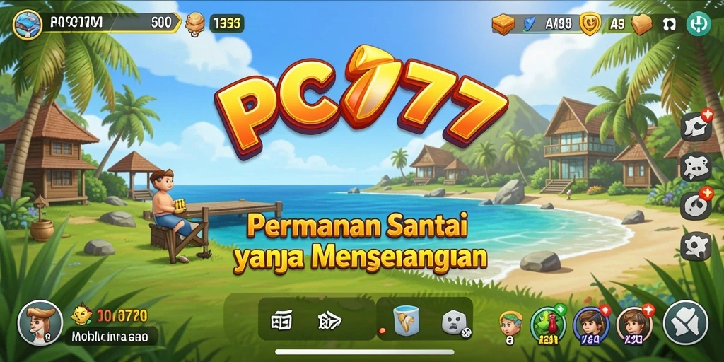 Tampilan gameplay PC777 yang ceria dan menarik.