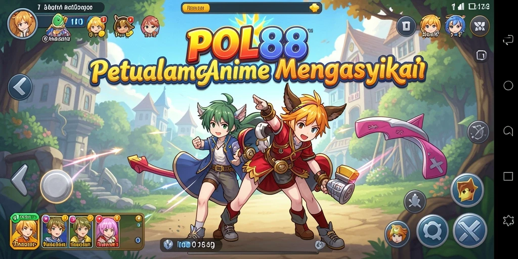 Screenshot POL88 menampilkan karakter Anime dalam aksi petualangan seru.