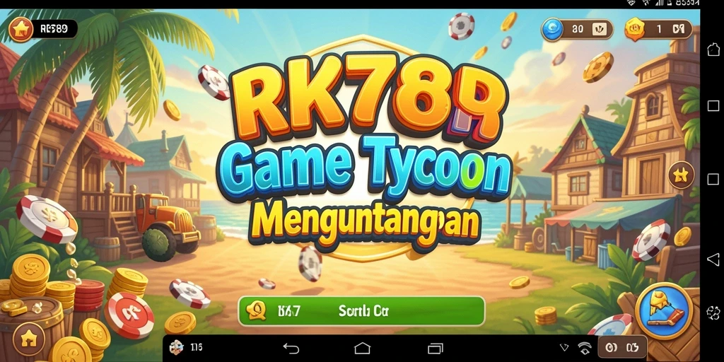 Tampilan gameplay menarik dari RR789 yang menggambarkan dunia Tycoon.