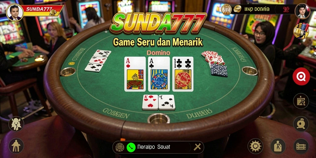Screenshot menunjukkan gameplay seru dari SUNDA777 yang menyenangkan.